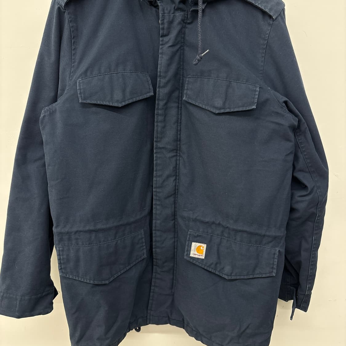 칼하트 네이비 후드 야상 자켓 남m 상품이미지2