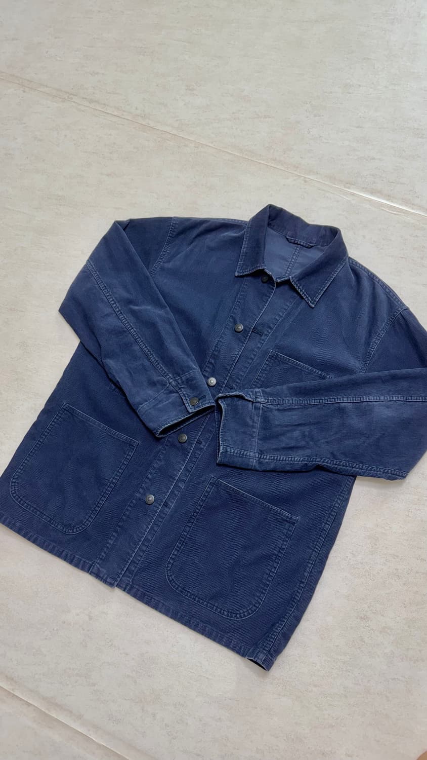 유니클로 네이비 코듀로이 워크자켓 L 상품이미지2