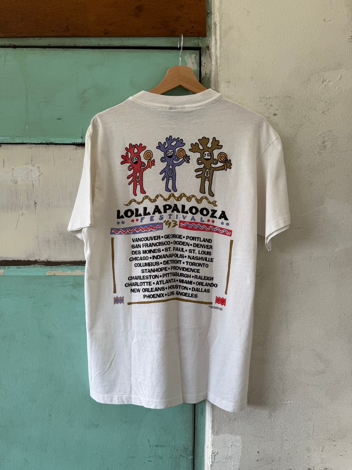 1993 롤라팔루자 Lollapalooza 밴드티 상품이미지4
