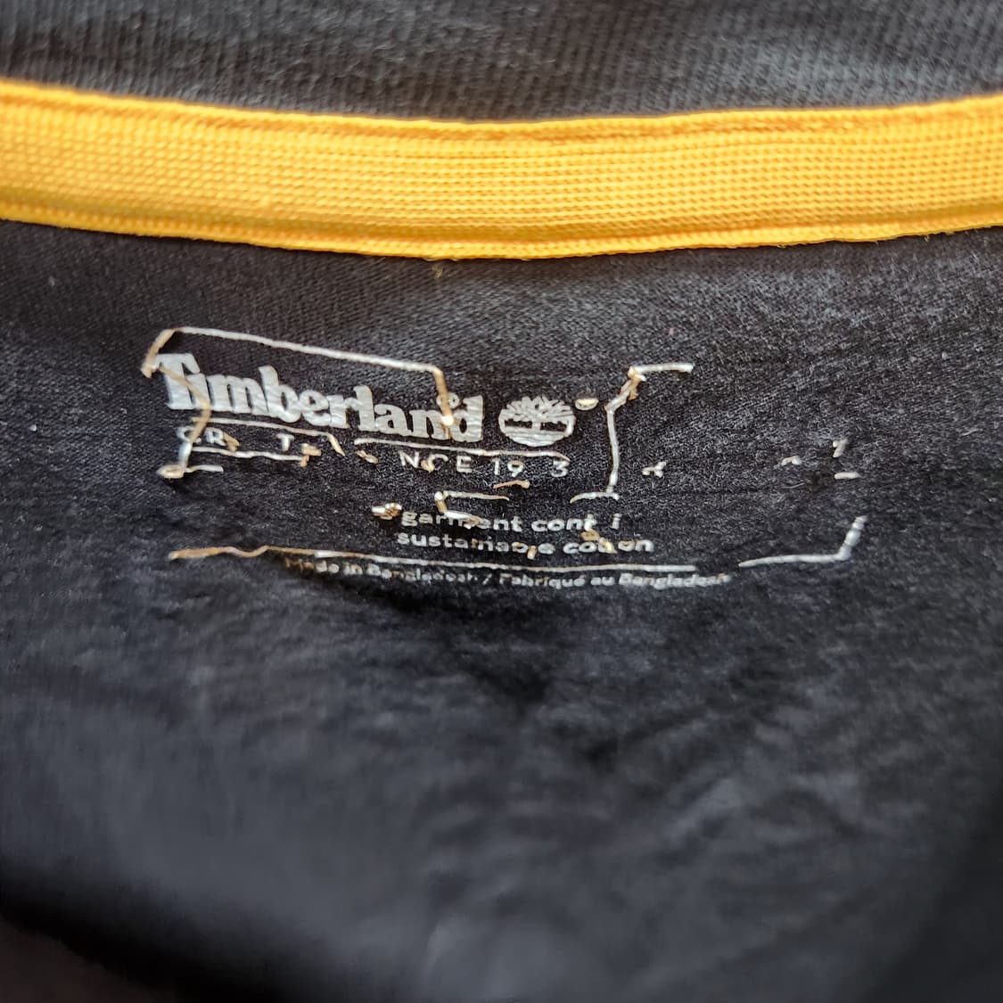 팀버랜드 백 빅로고 프린팅 반팔티 XL 상품이미지5