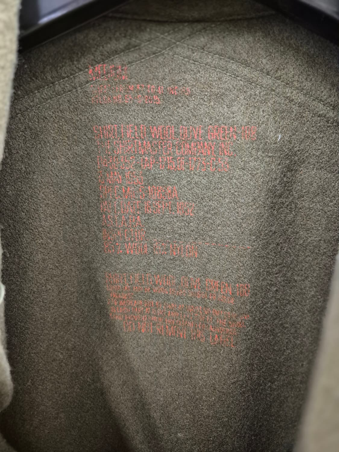 US AMRY OG-108 울셔츠 상품이미지4