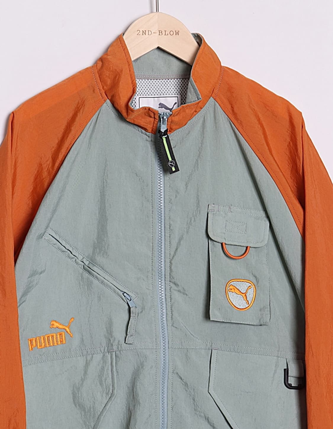 Old PUMA Nylon Zip Jacket 상품이미지2