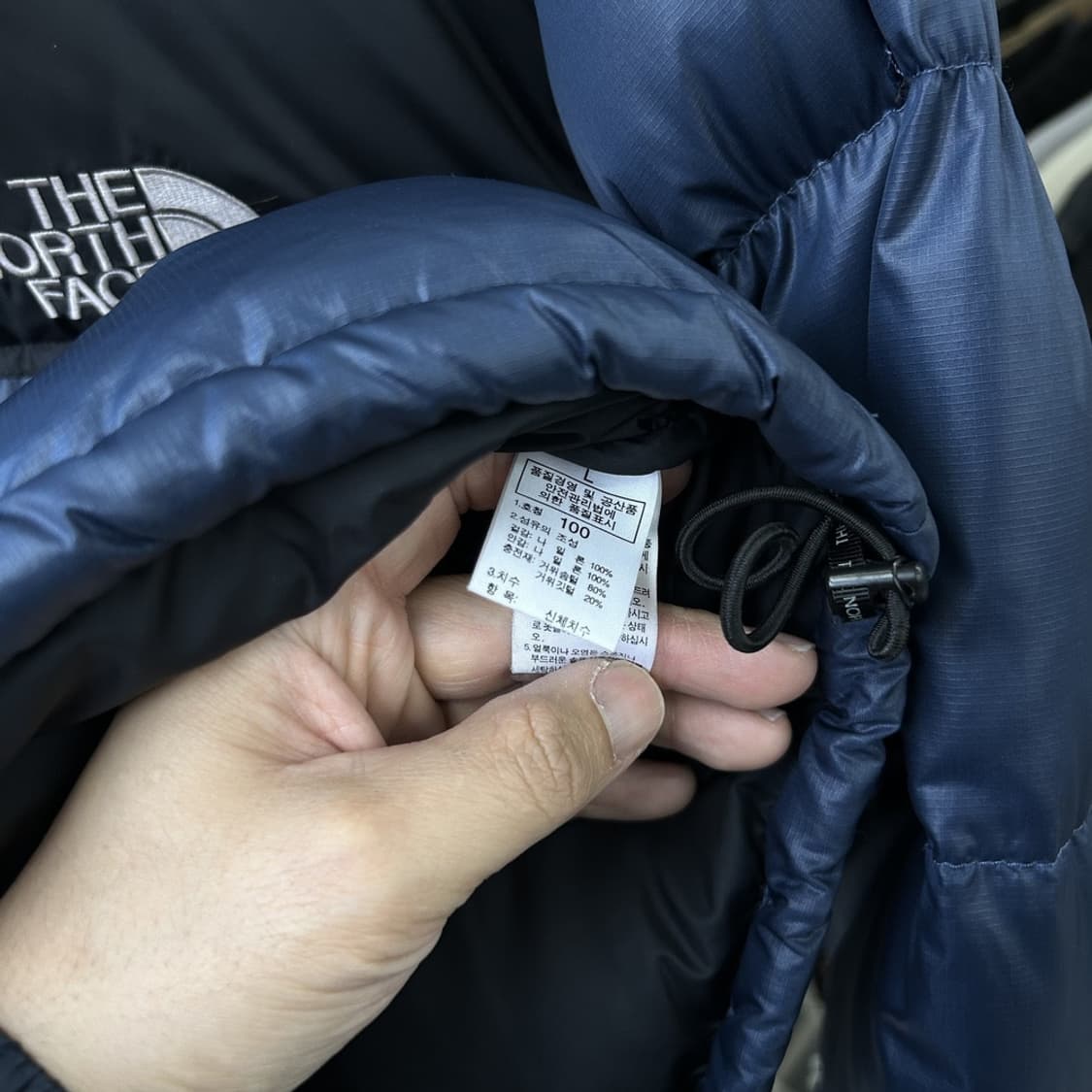 15391 - 노스페이스 700 눕시 네이비 패딩 상품이미지3