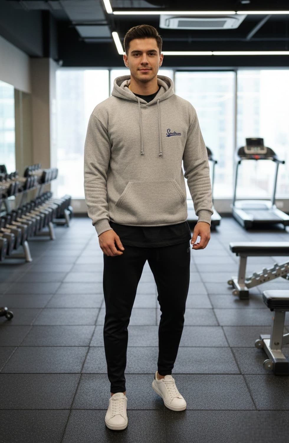 (새상품)110.Spectrum기모후드티  상품이미지1