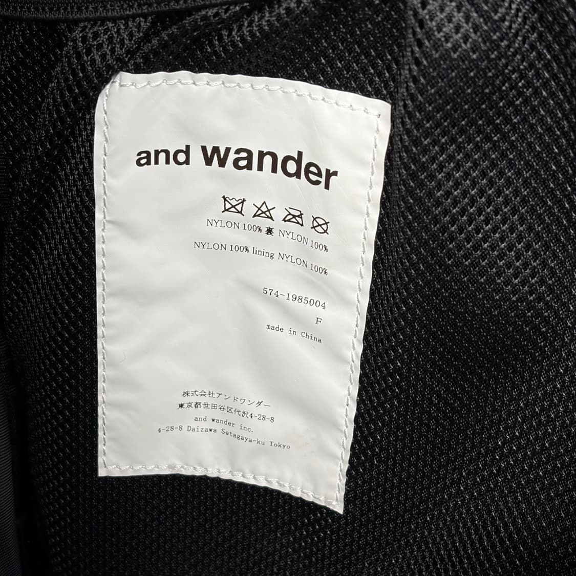 앤드원더 heather 헤더 백팩 가방 상품이미지6