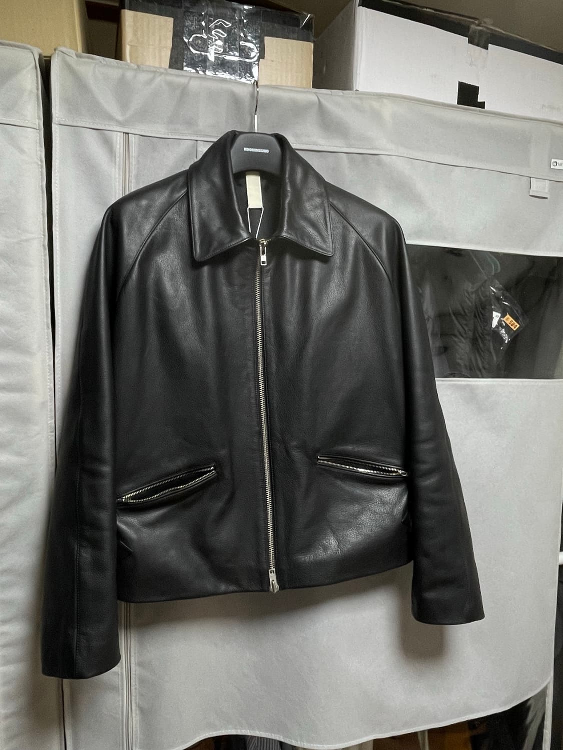 선플라워 레더자켓 상품이미지3