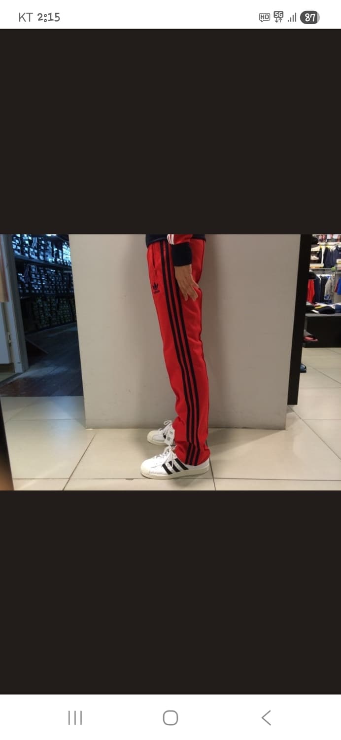 아디다스 유로파 트랙팬츠 xl 레드검 상품이미지5