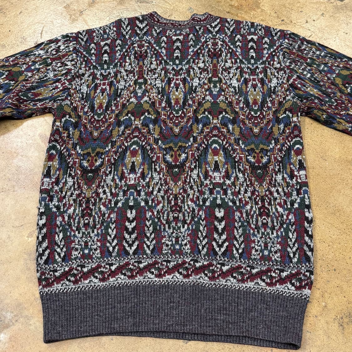 [정품/4] 올드스탁 빈티지 패턴 니트 스웨터 b16 상품이미지4