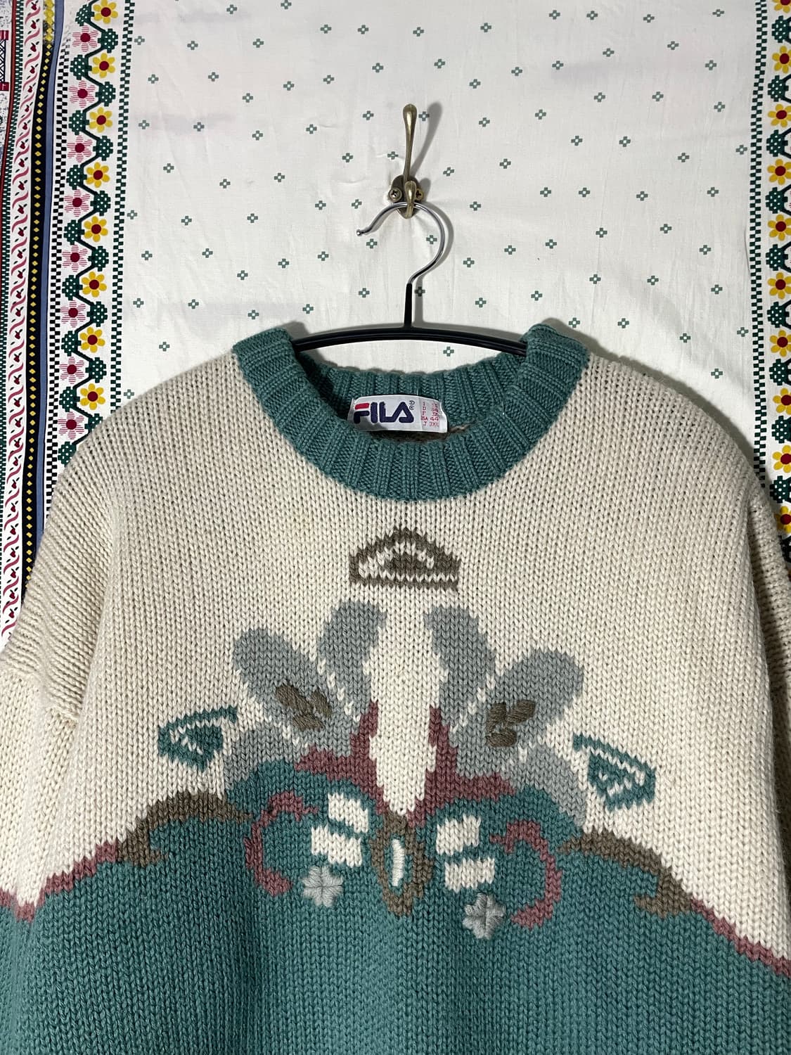 italy old fila wool sweater 상품이미지3
