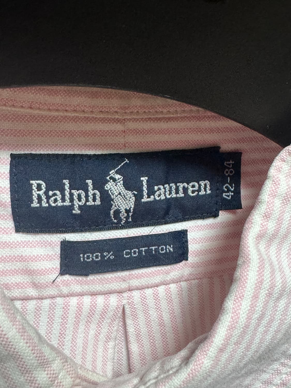 폴로 랄프로렌 핑크 스트라이프 셔츠 상품이미지3