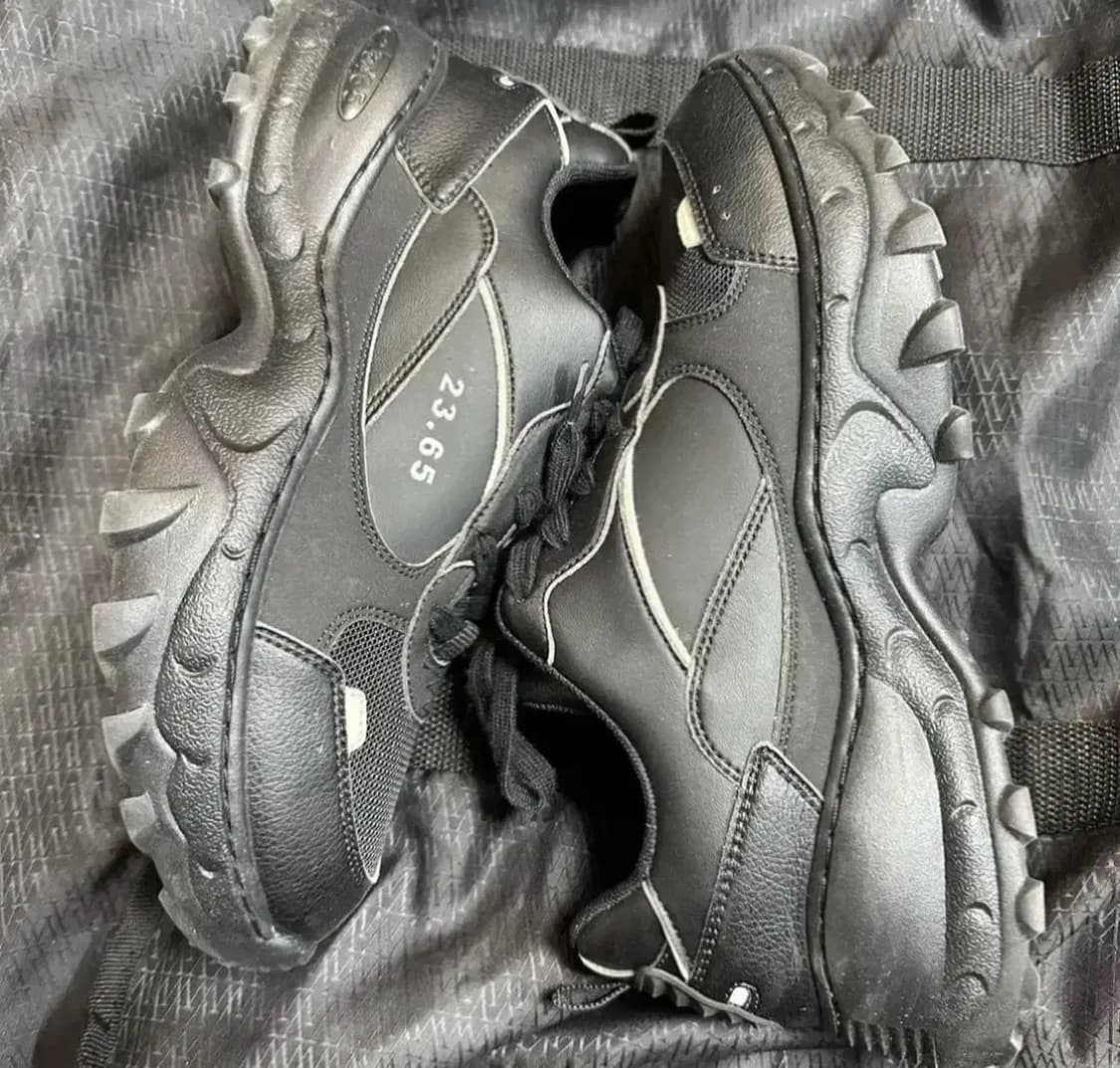 23.65 블랙 스니커즈 운동화 280 상품이미지1