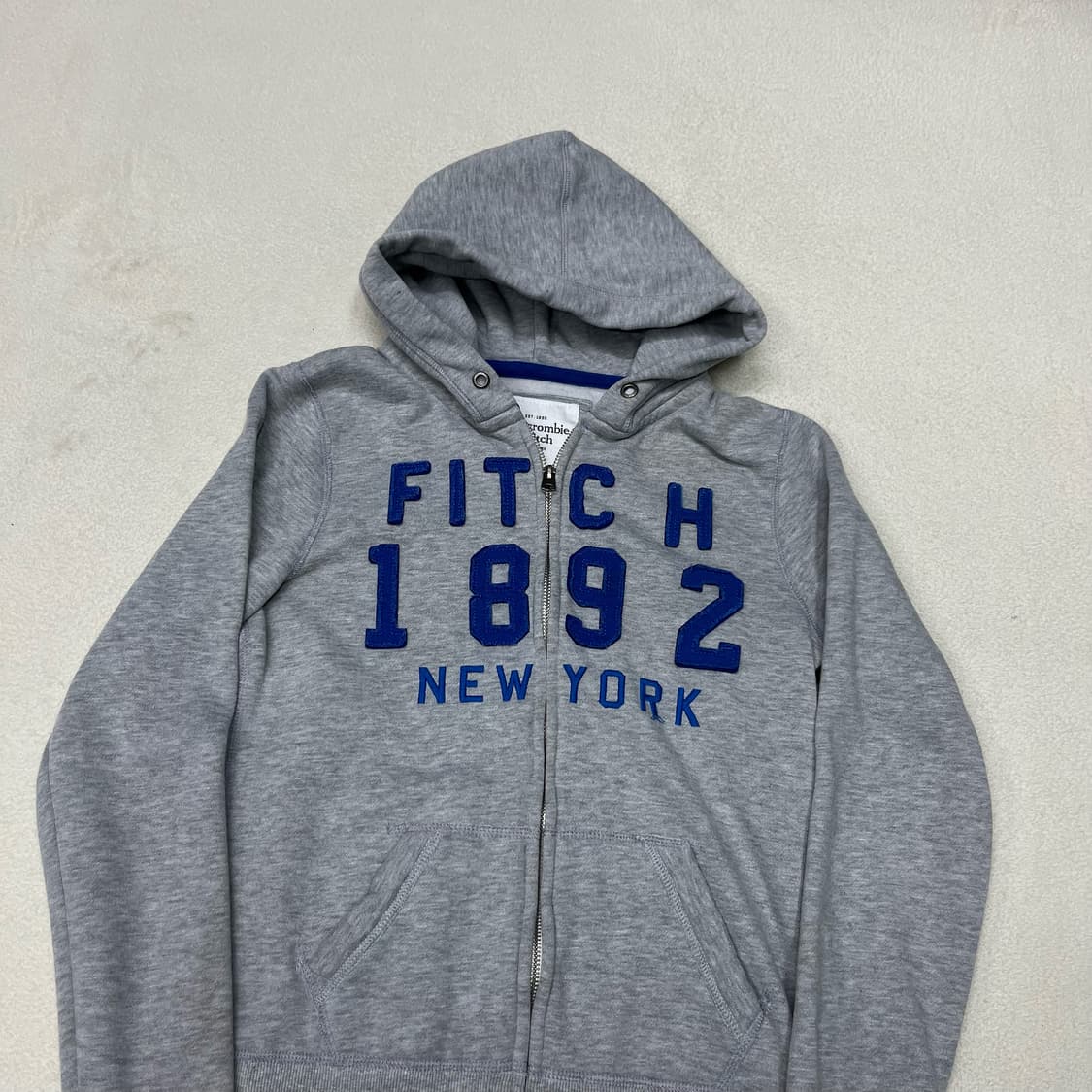 Abercrombie gray hood zip-up 상품이미지6