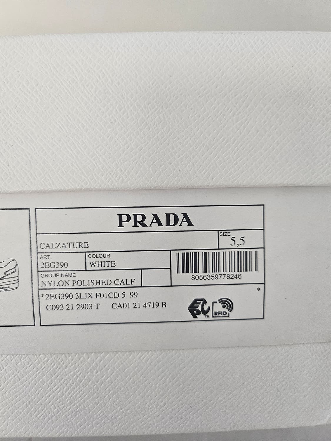 프라다X아디다스 리나일론 컬렉션 로우 스니커즈 상품이미지8