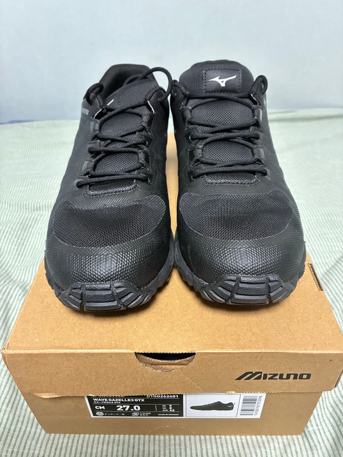 마가렛호웰 미즈노 하이킹 슈즈 웨이브 가젤3 GTX 블랙 270 상품이미지2