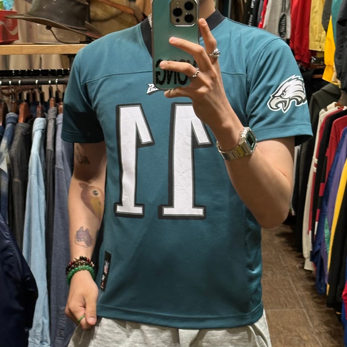[HI] NFL 반팔져지 그린 상품이미지3
