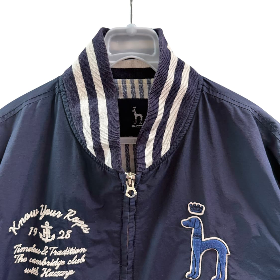 [L] 헤지스 네이비 야구점퍼 상품이미지5