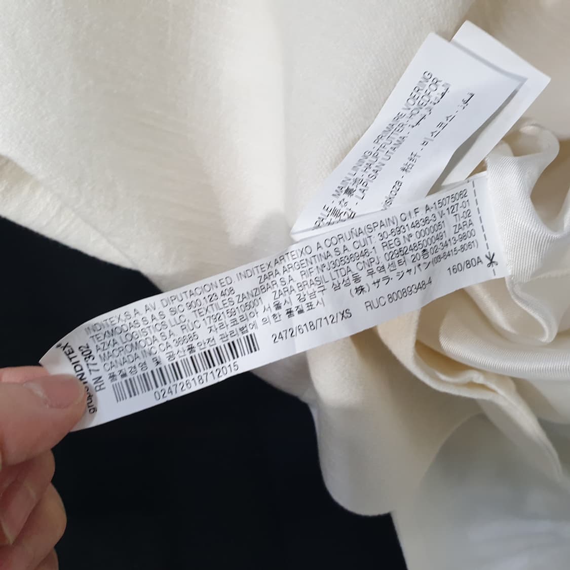 자라 더블 브레스티드 린넨 블레이저 자켓 XS 상품이미지6