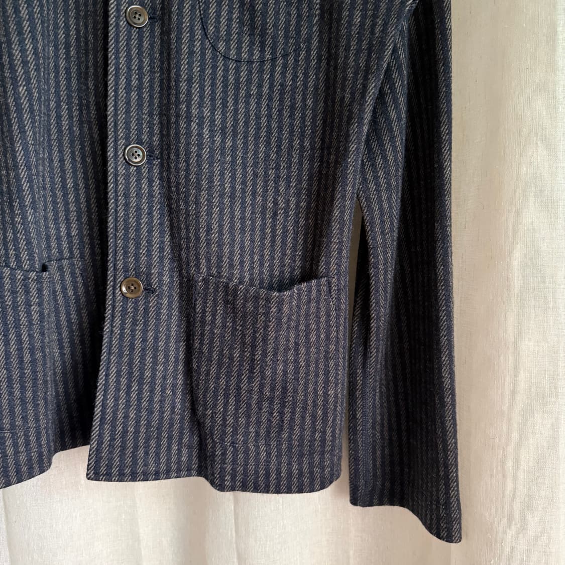 45RPM 스탠드 카라 니트 자켓 상품이미지3