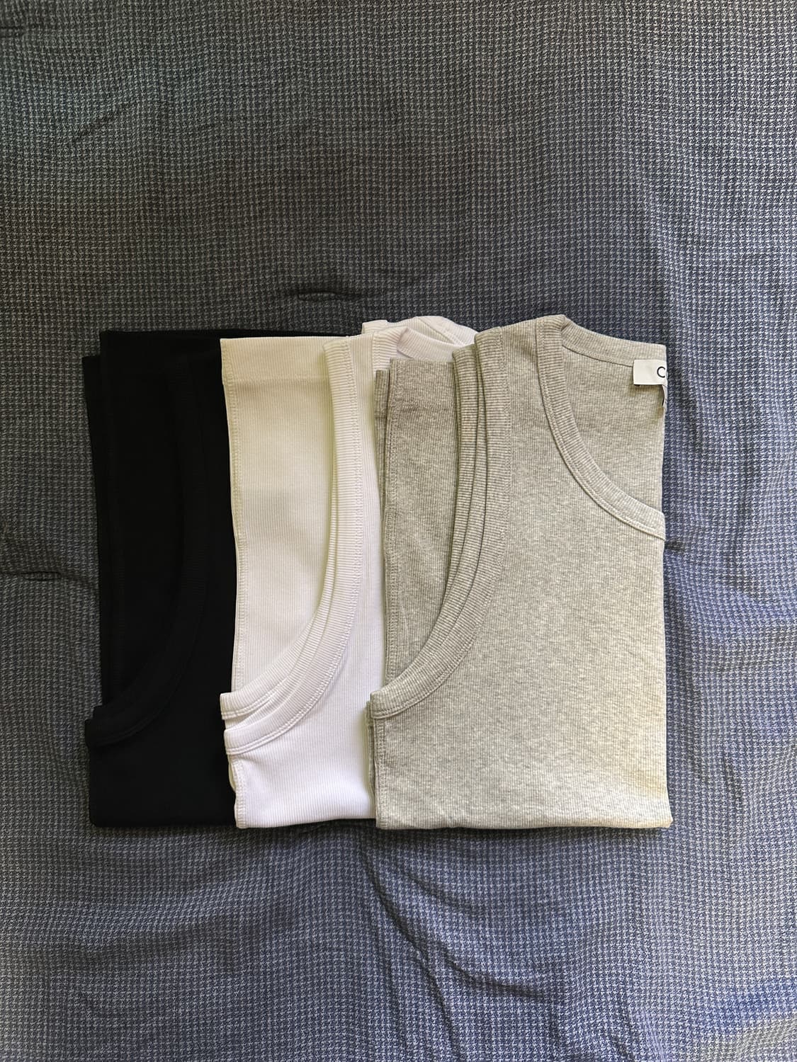 COS 리브드 슬리브리스 3color 일괄 상품이미지1