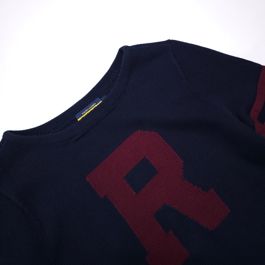 폴로 럭비 보트넥 코튼 니트 상품이미지2