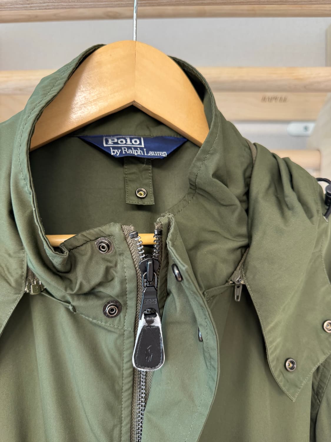 (105)폴로 랄프로렌 야상 자켓 카키 상품이미지5
