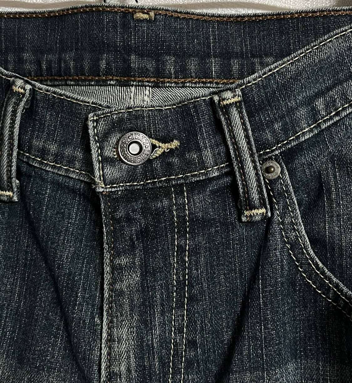 리바이스 505 세미와이드 진청 데님팬츠 청바지 34 상품이미지4