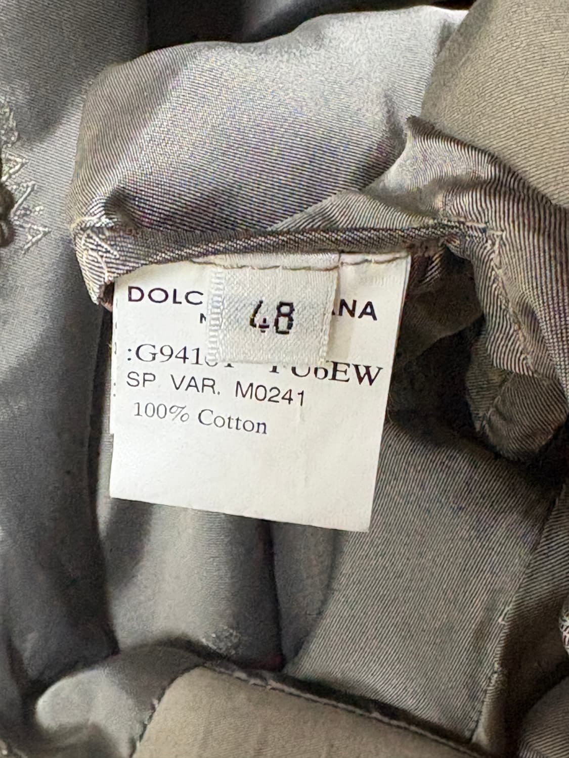 [48] 돌체앤가바나 코튼 재킷 상품이미지4