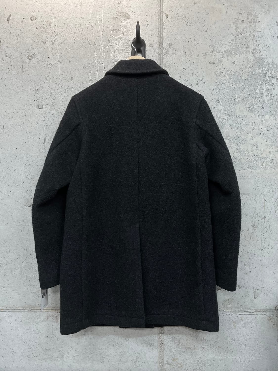 단톤 미디 울 코트 다크 그레이 상품이미지4