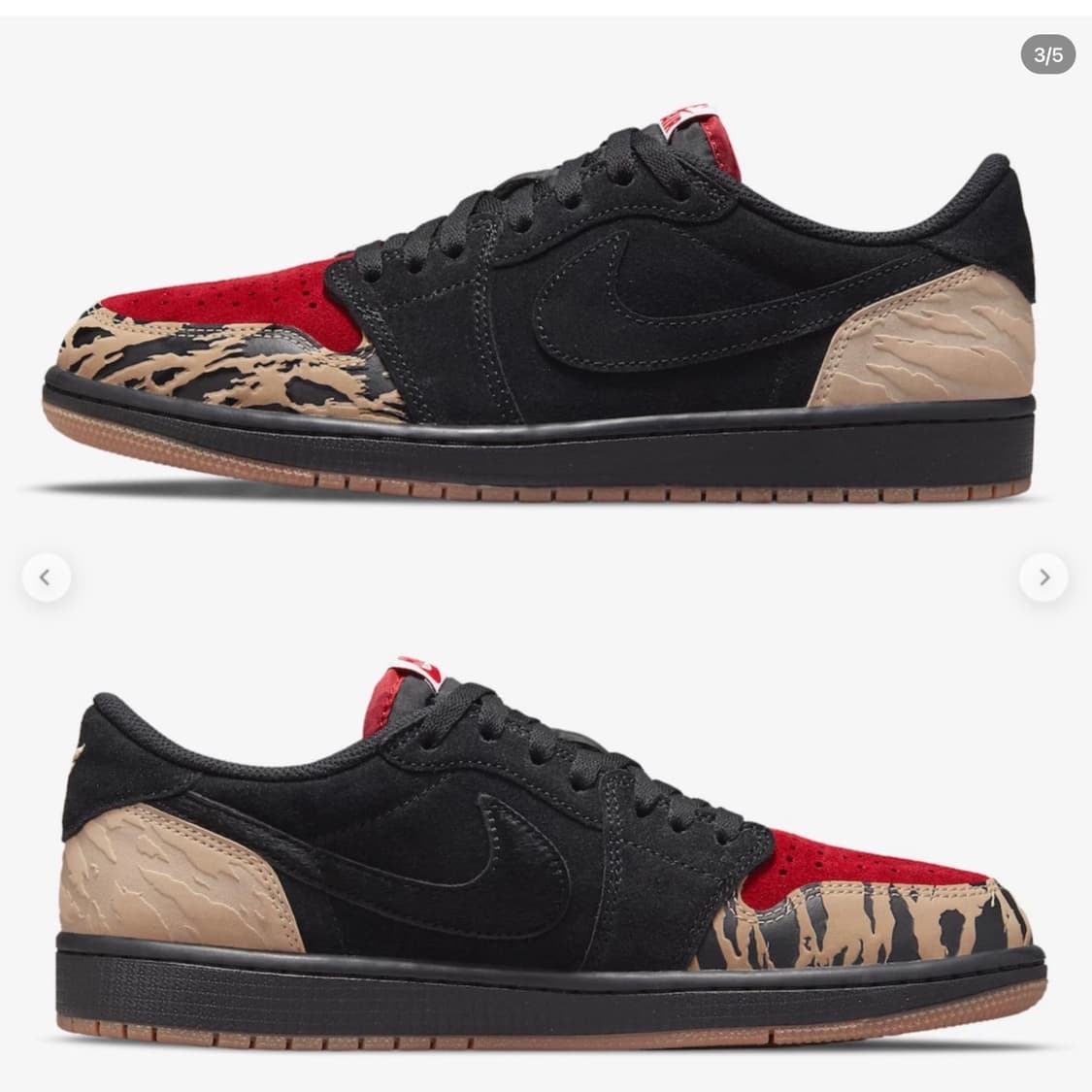 (미사용) 나이키) 조던1 x 솔플라이 레트로 로우 OG SP 270mm 상품이미지4