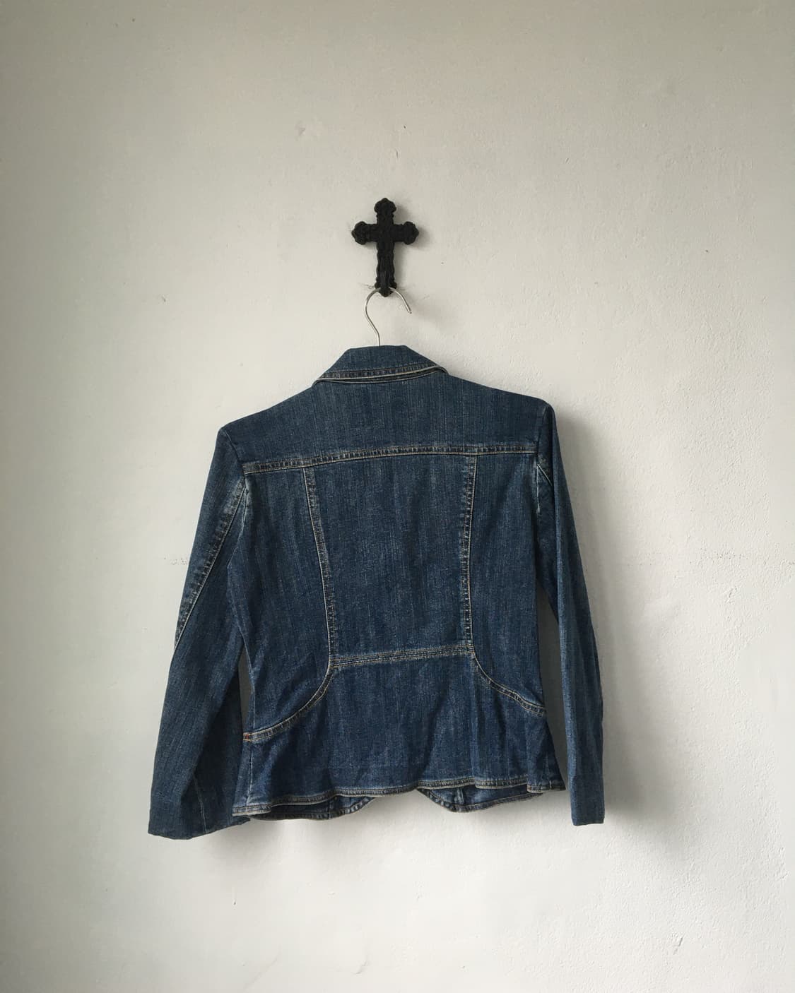 Line detai denim jacket 상품이미지3