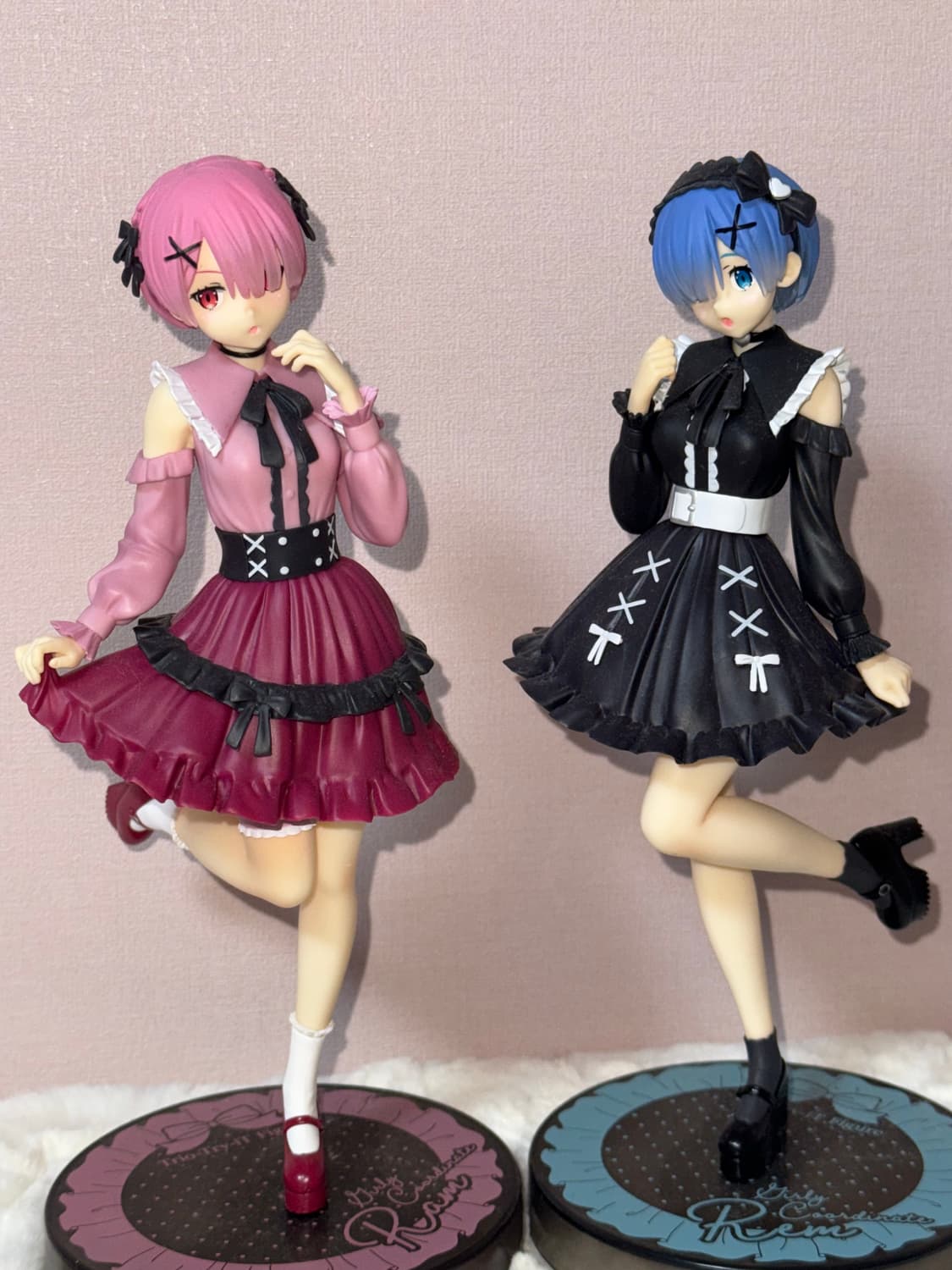 리제로 람 렘 소녀풍 피규어 일괄 지뢰계 양산형 미소녀 상품이미지1