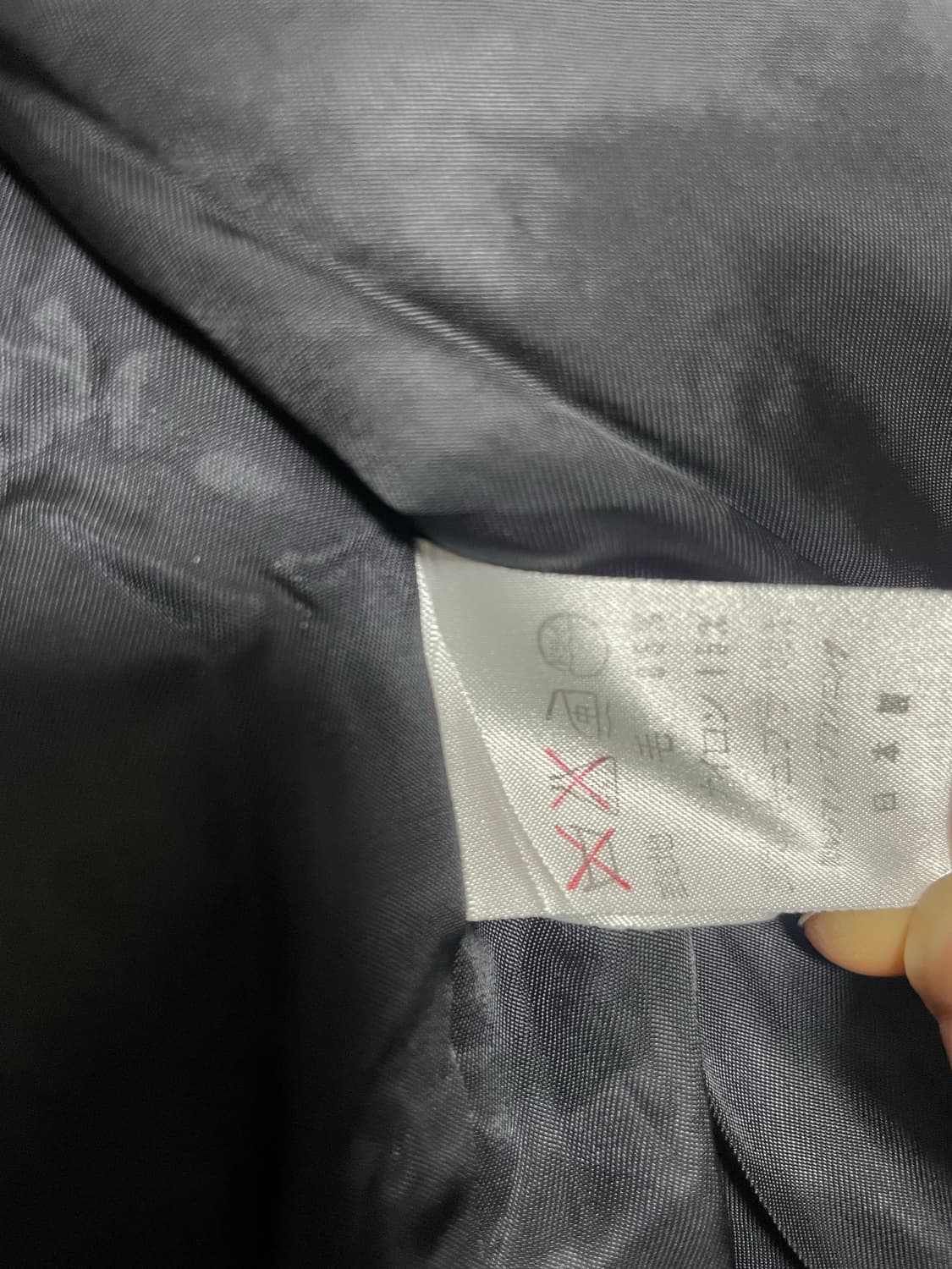 준코시마다 비대칭사선 울자켓 블랙 아카이브무채색헬무트랭릭오웬스st 상품이미지10