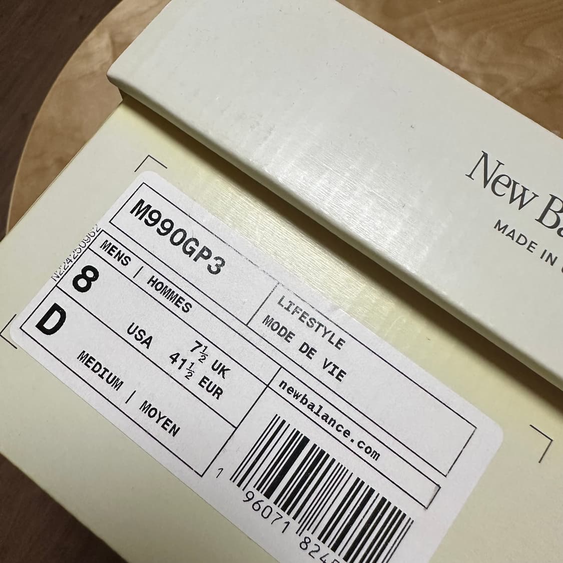 뉴발란스 990v3 메이드 인 USA 그린 퍼플 상품이미지5