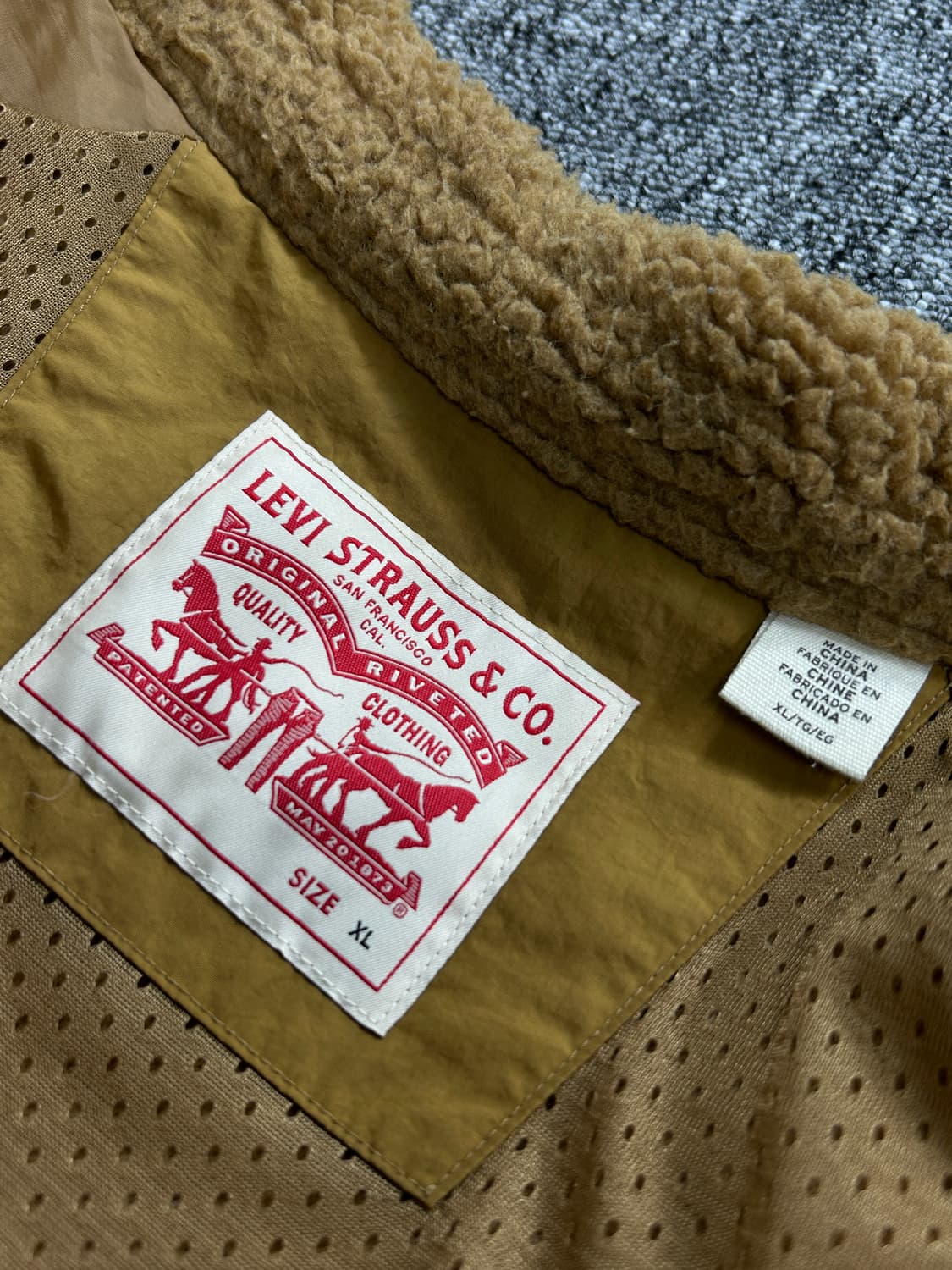 리바이스 쉐르파 플리스 자켓 XL  상품이미지8