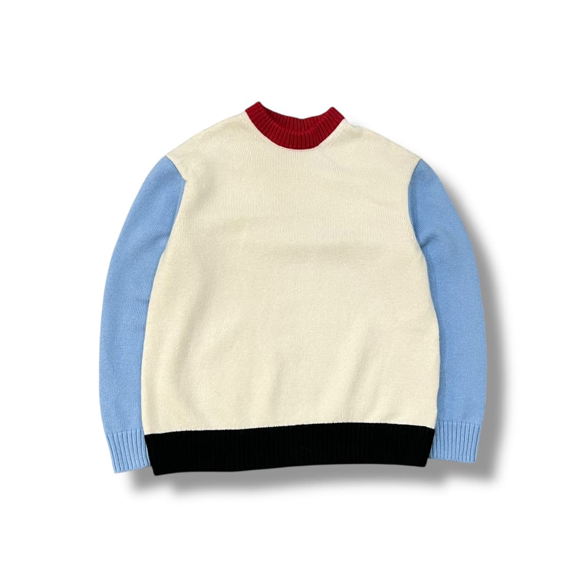  코스 배색 니트 y13878 상품이미지2