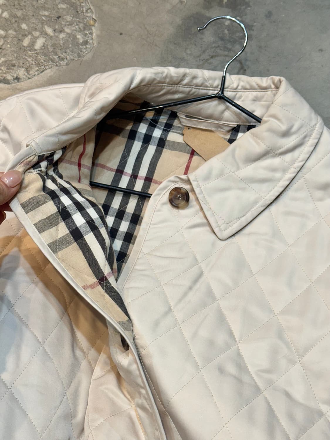 버버리누빔점퍼 상품이미지1