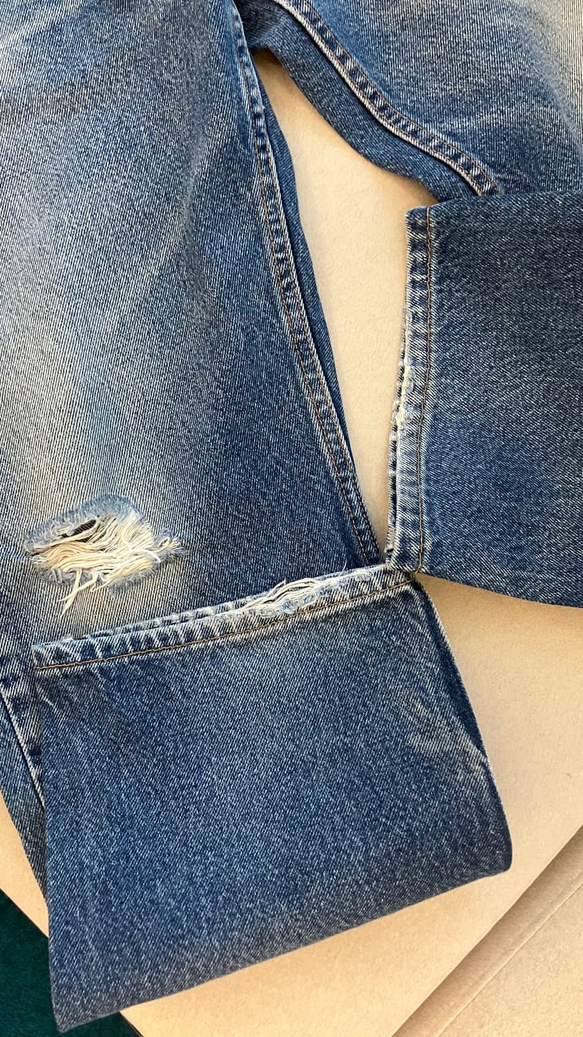 Levi’s damaged 505 (made in USA) 상품이미지5