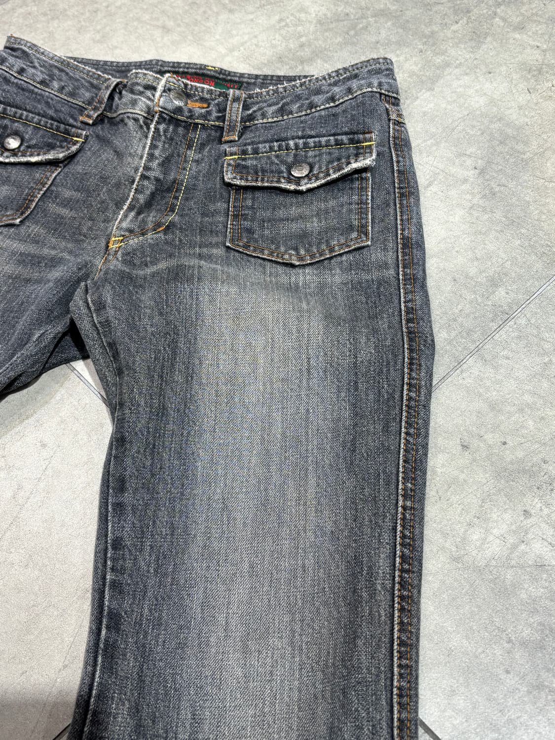 Katharine Hamnett London 포켓 흑청 데님 팬츠 상품이미지4