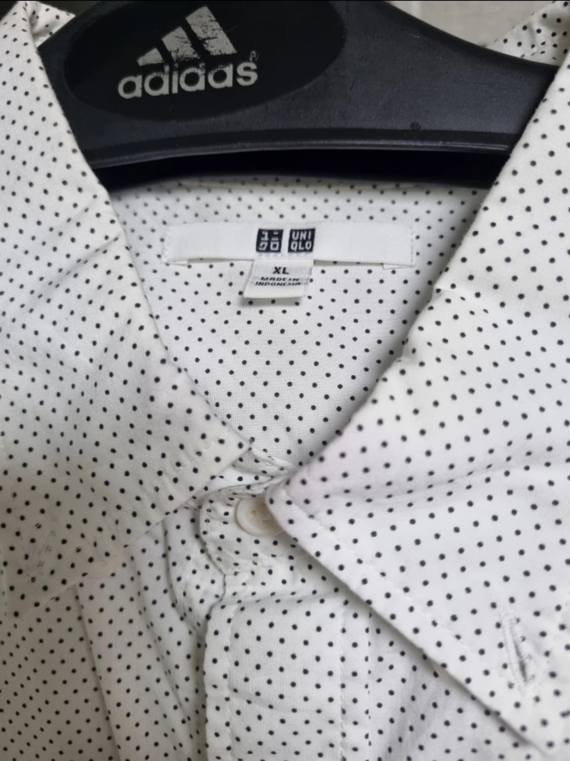 유니클로 땡땡이 도트 셔츠 XL 105
 상품이미지3