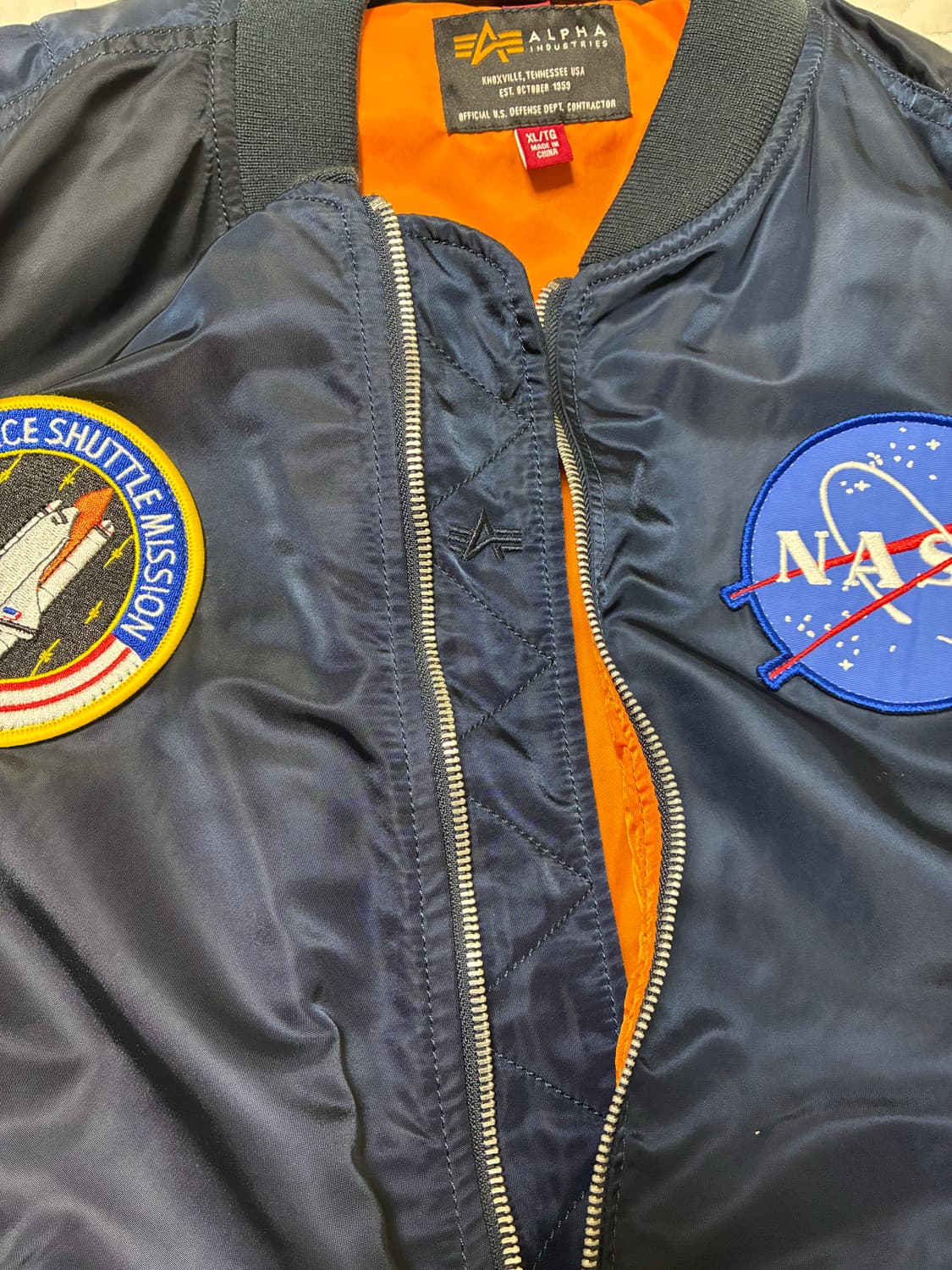 알파인더스트리 L-2B 나사 자켓 네이비 상품이미지5