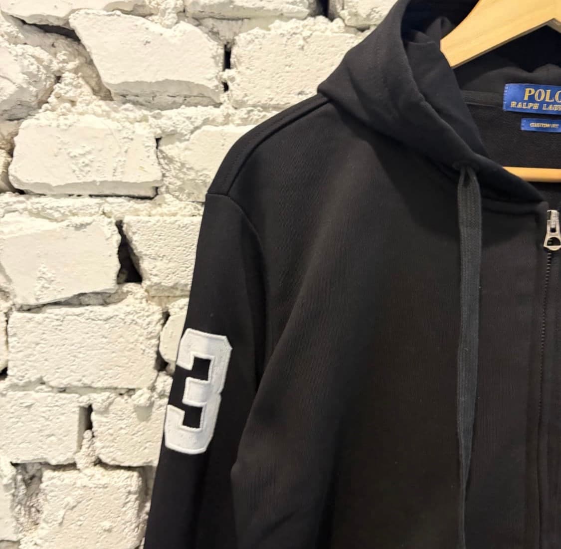 폴로 빅포니3 블랙 후드집업 판매합니다 상품이미지4