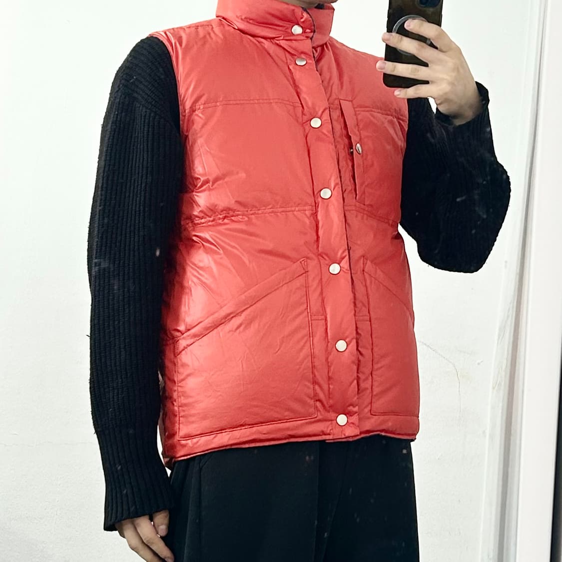 아비렉스 리버시블 구스다운 패딩 조끼 상품이미지5