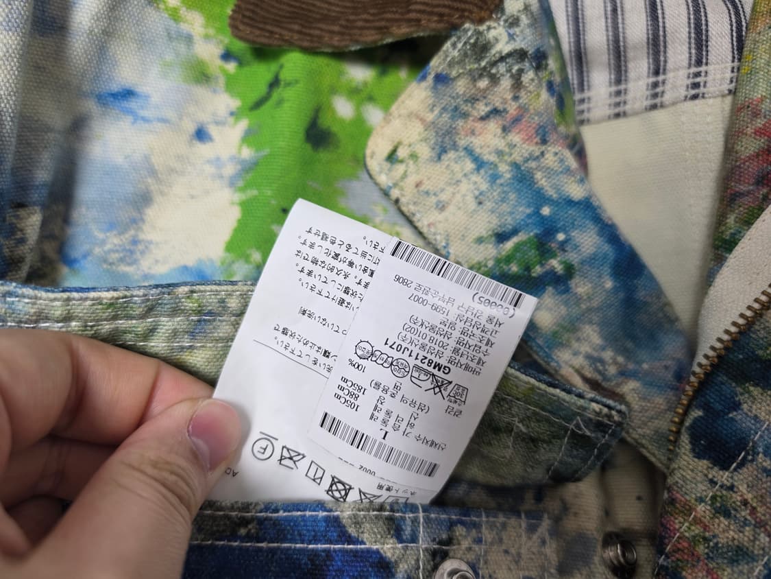 준야와타나베 X 칼하트 페인팅 자켓 L 상품이미지4