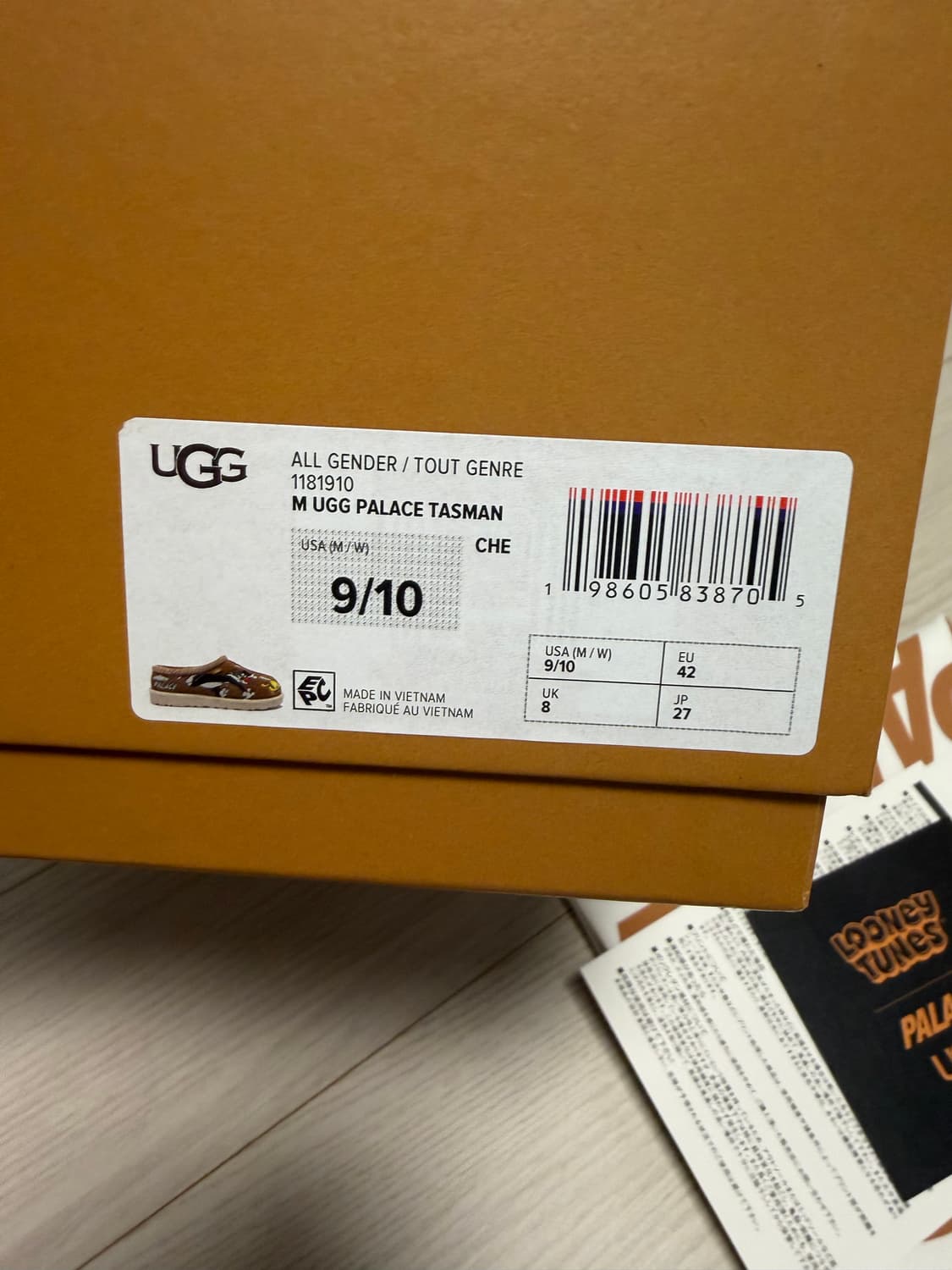 팔라스X어그X루니툰 타스만 슬리퍼 체스트넛 270 상품이미지3