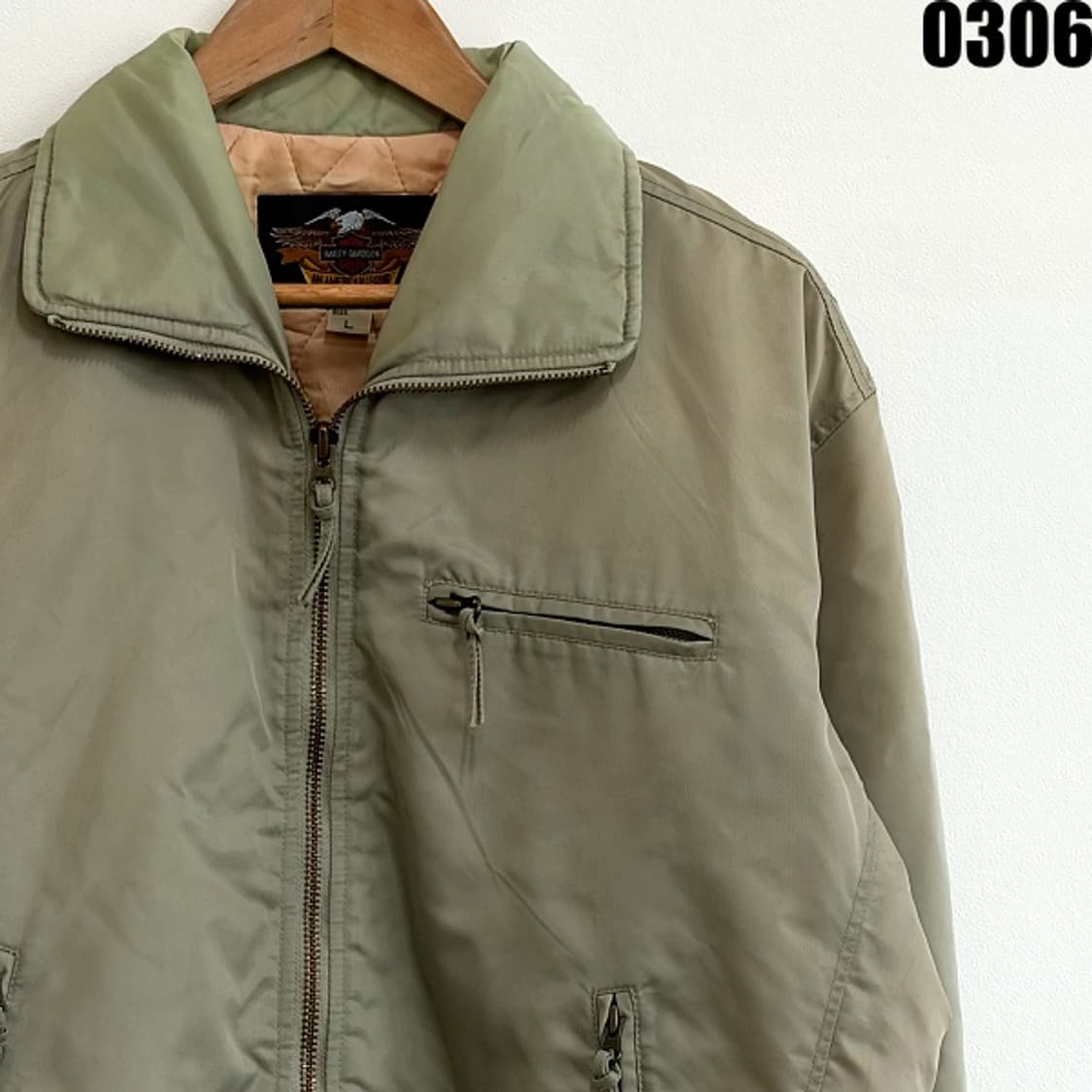 할리데이비슨 모터사이클 집업 자켓 L 0306 상품이미지4