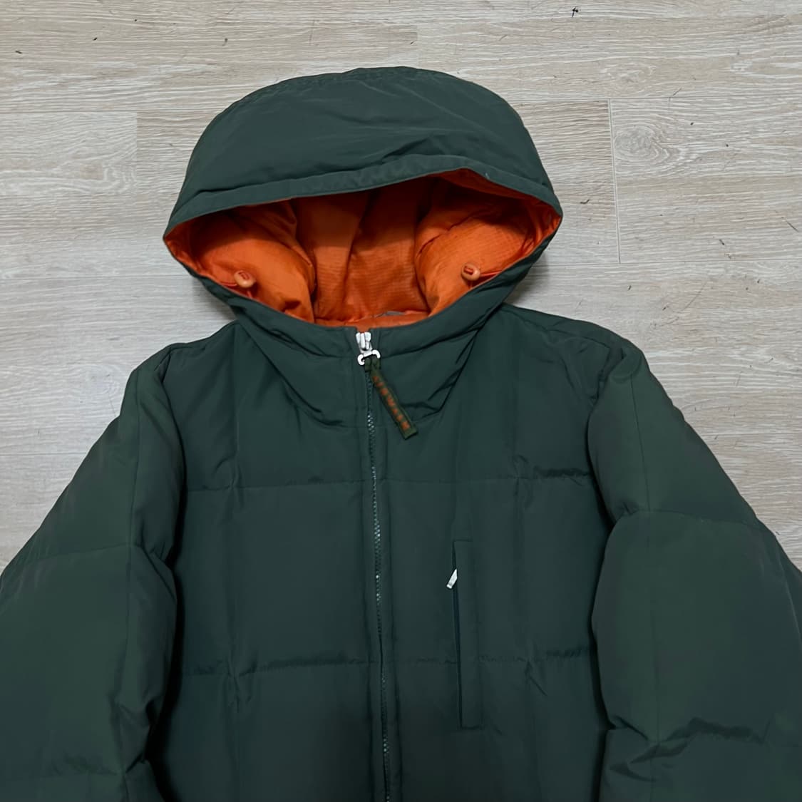 에어워크 아웃도어 후드 패딩 점퍼 [카키] M/95 상품이미지2