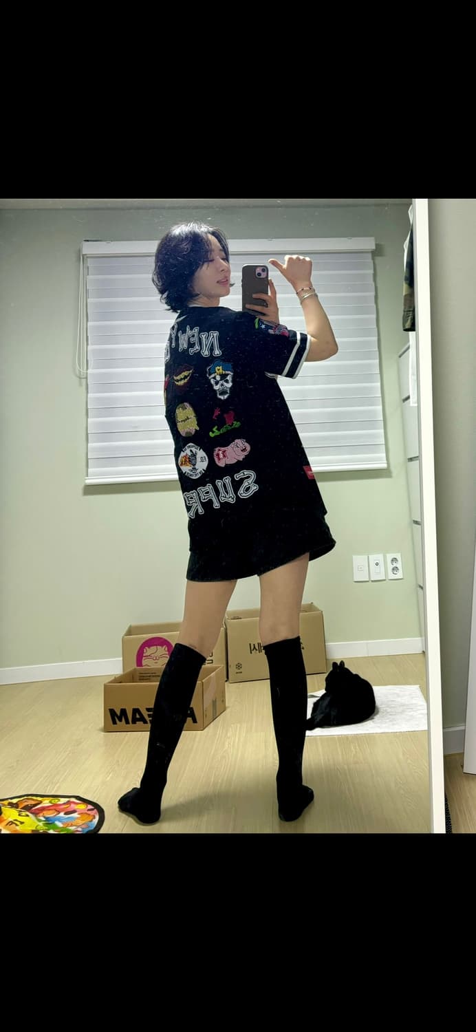 슈프림 패치 데님 야구 저지 상품이미지3