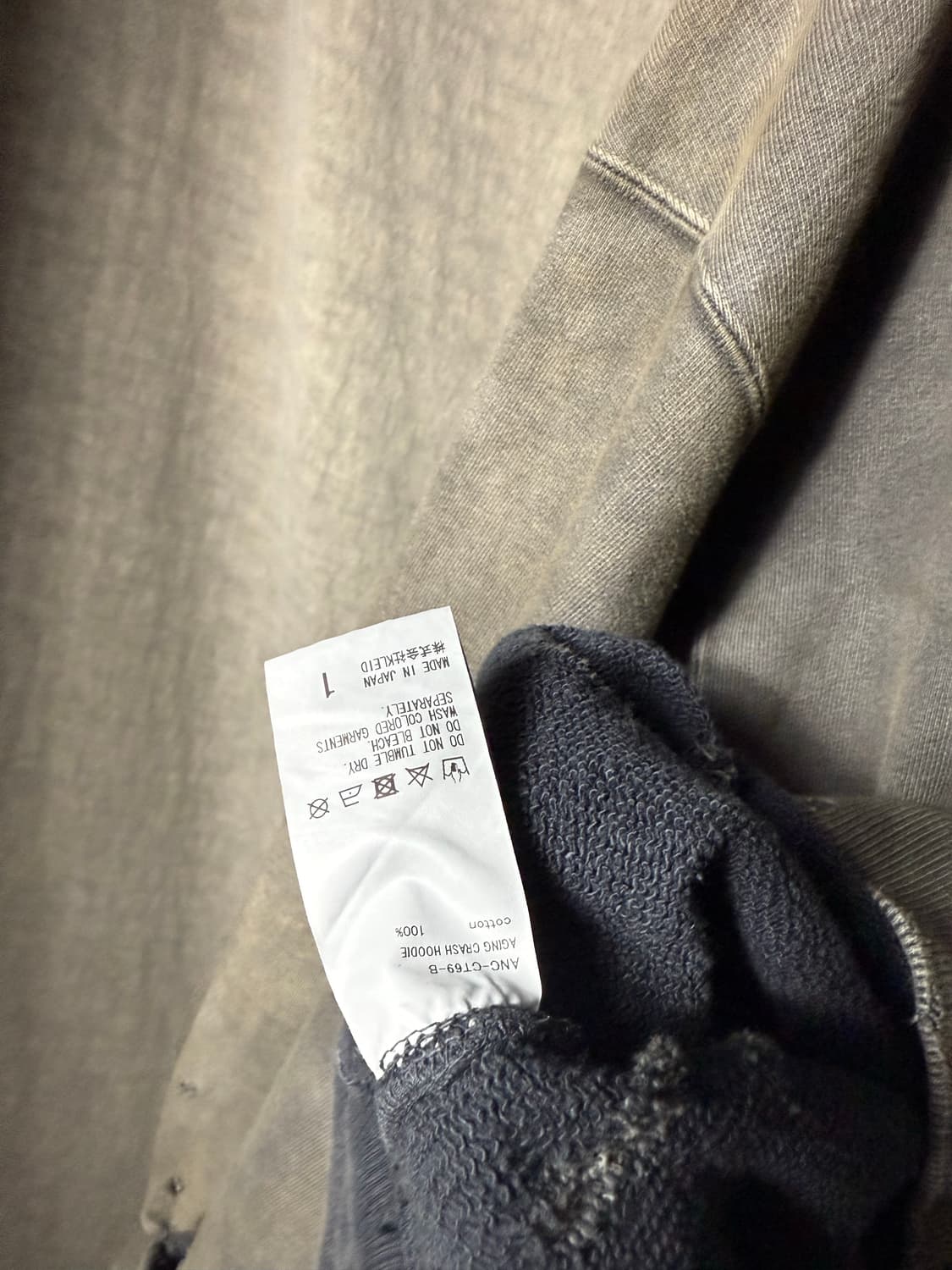 Ancellm Aging Crash Hoodie 상품이미지7