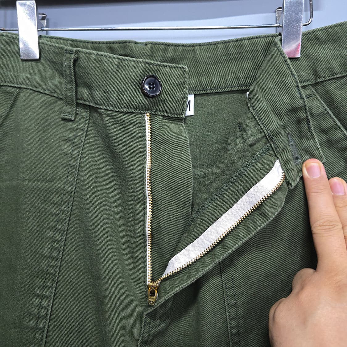 유니폼브릿지(UNIFORM BRIDGE) 퍼티그 팬츠 카키 M 상품이미지4