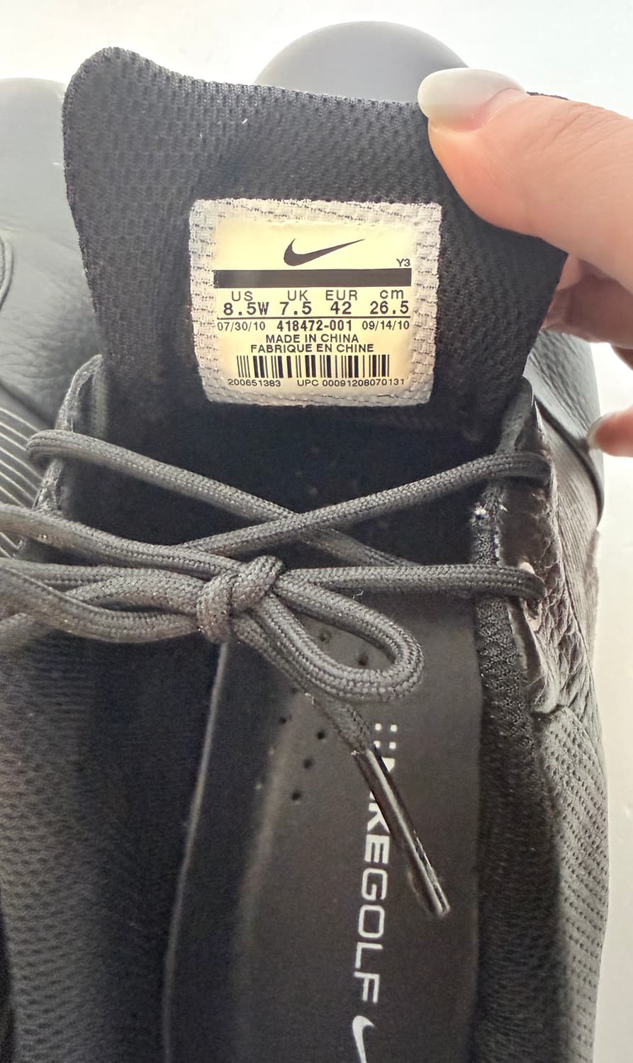 나이키(NIKE) 골프화 블랙 스파이크 골프화 265 상품이미지9
